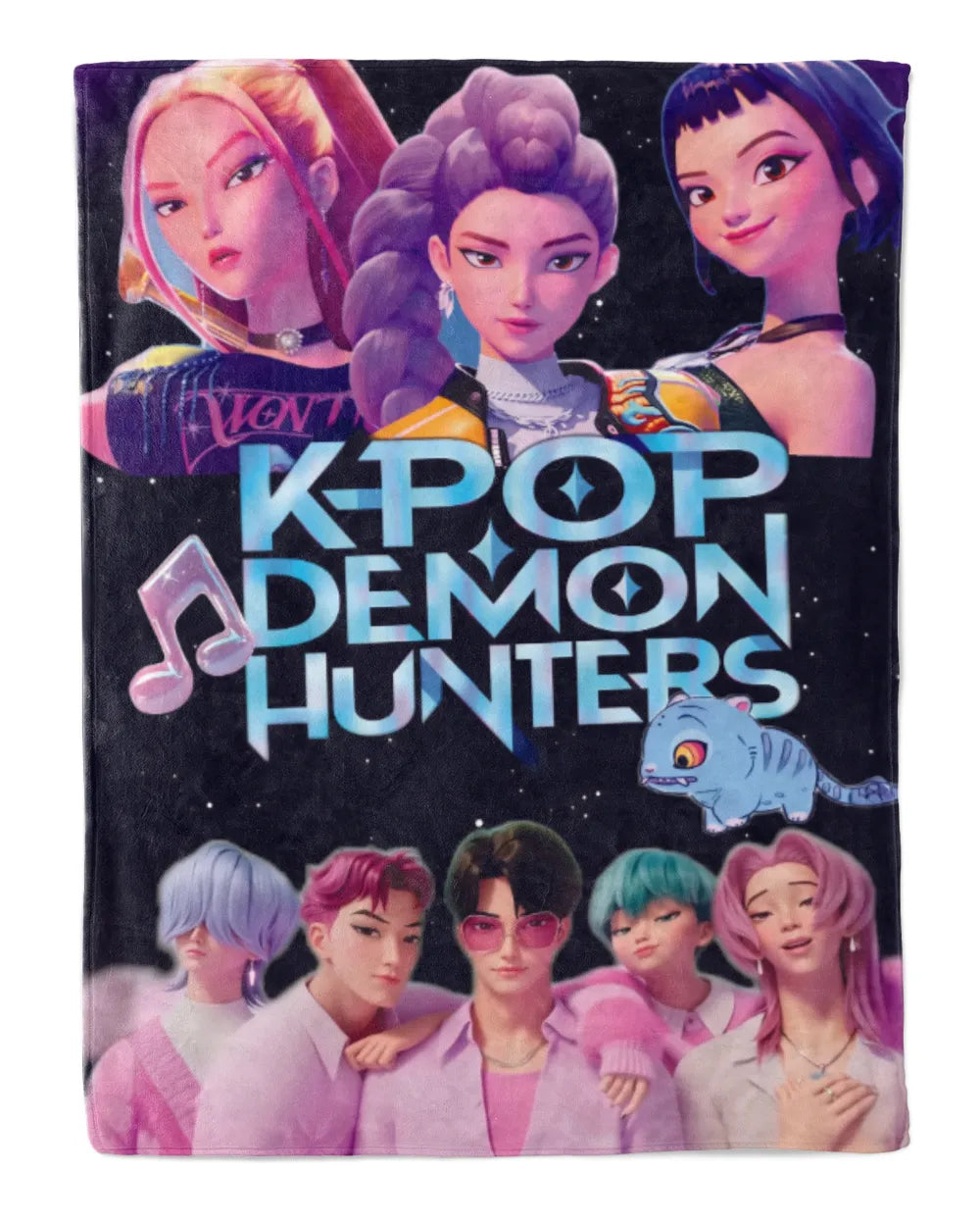 WildJourney™ K-Pop Demon Hunter Star Team Blanket
